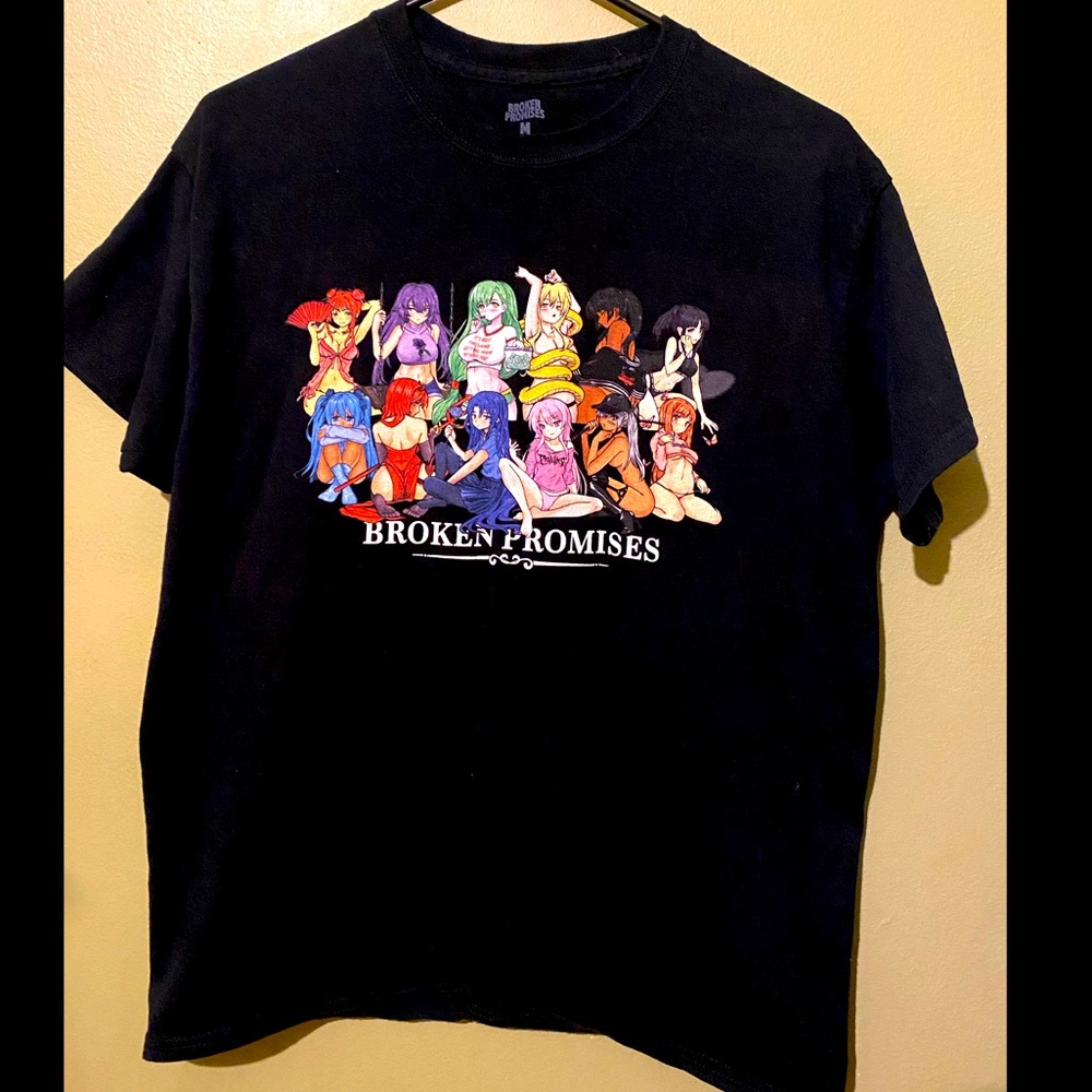 Broken promises anime t-shirt